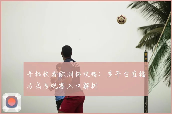 手机收看欧洲杯攻略：多平台直播方式与观赛入口解析
