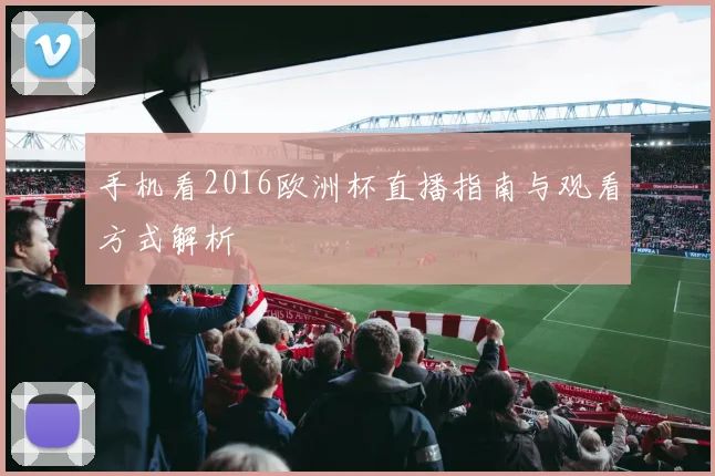 手机看2016欧洲杯直播指南与观看方式解析